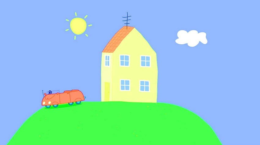 peppa pig house wallpaper 0071