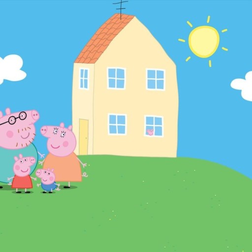 peppa pig house wallpaper 0074