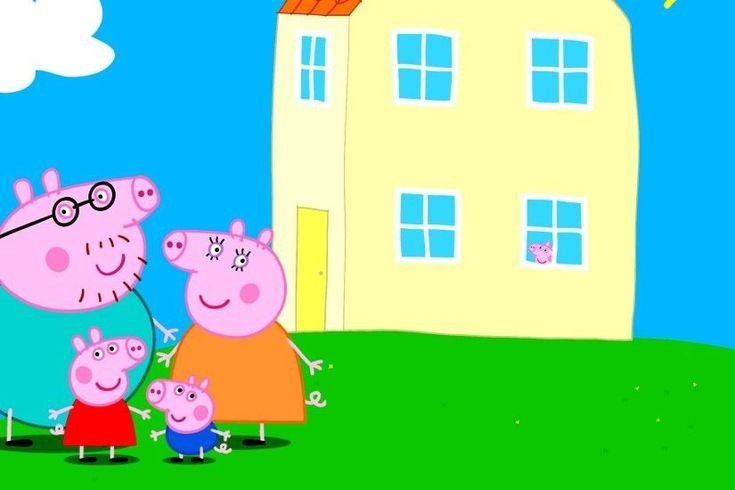 peppa pig house wallpaper 0075