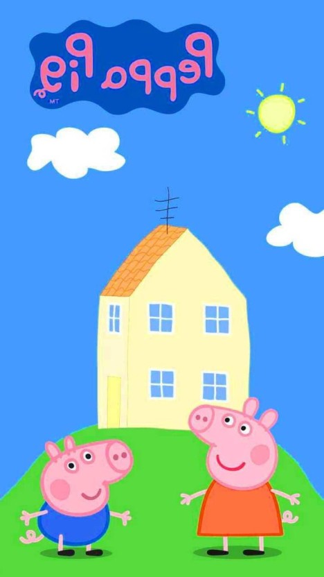 peppa pig house wallpaper 0076