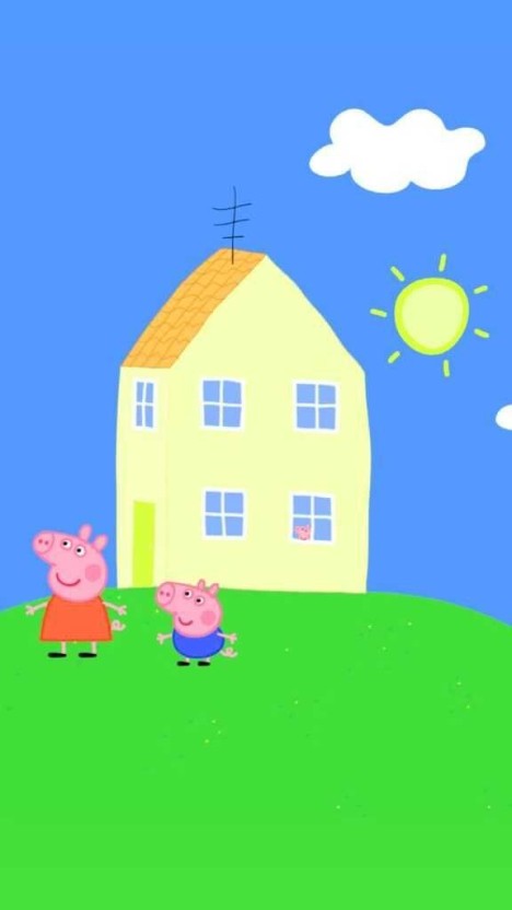 peppa pig house wallpaper 0079