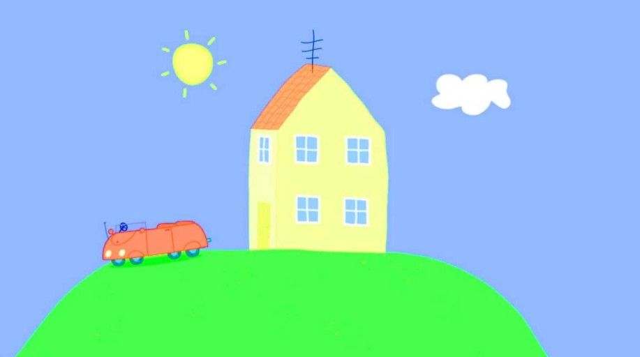 peppa pig house wallpaper 0080