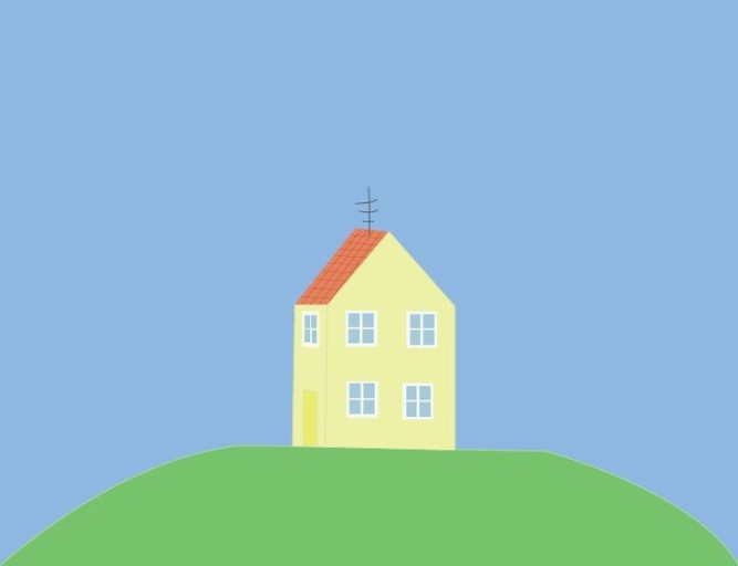 peppa pig house wallpaper 0081