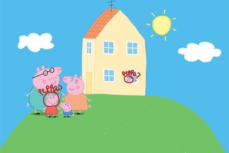 peppa pig house wallpaper 0083