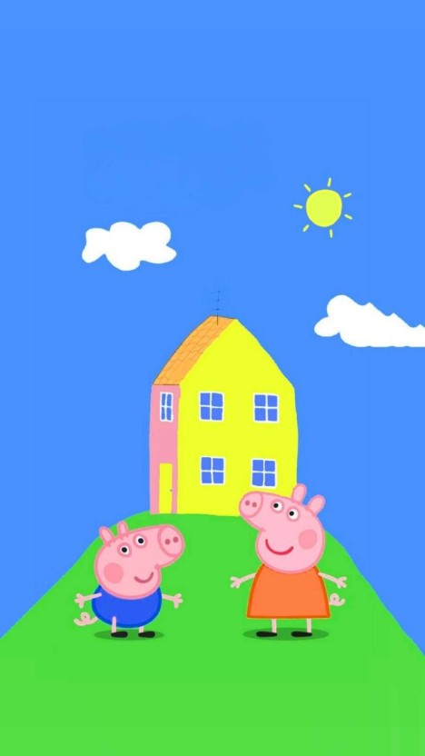 peppa pig house wallpaper 0086