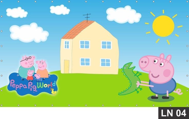 peppa pig house wallpaper 0088