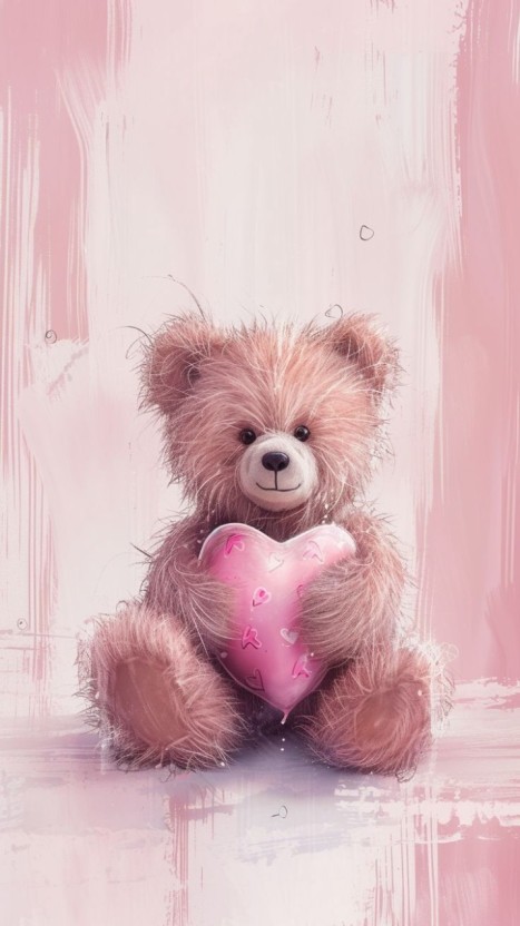 pink cute puppy wallpaper 0039