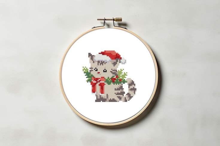 playful christmas stitch scenes