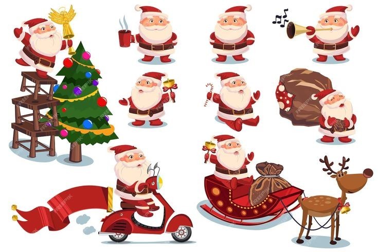 playful funny christmas backgrounds