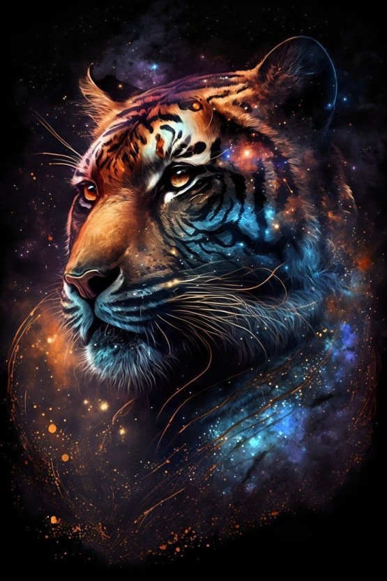 galaxy lion wallpaper