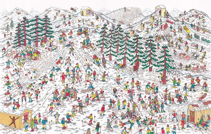 playful where's waldo wallpaper selections