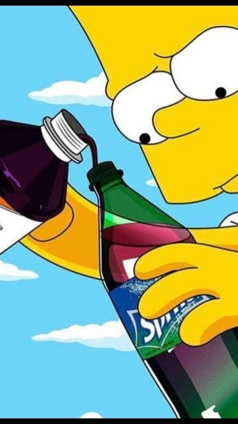 premium gangsta bart simpson wallpaper