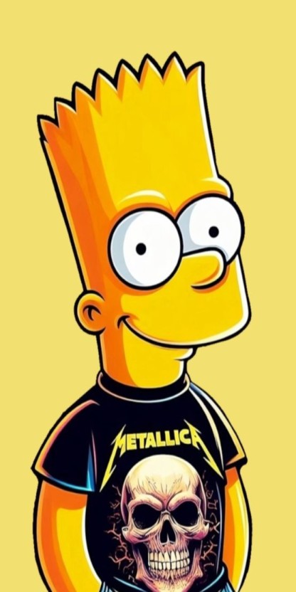 quirky emo Bart Simpson animations