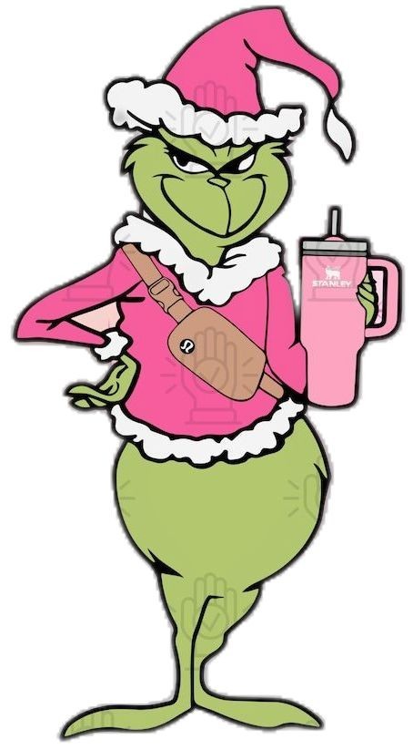 quirky preppy grinch designs