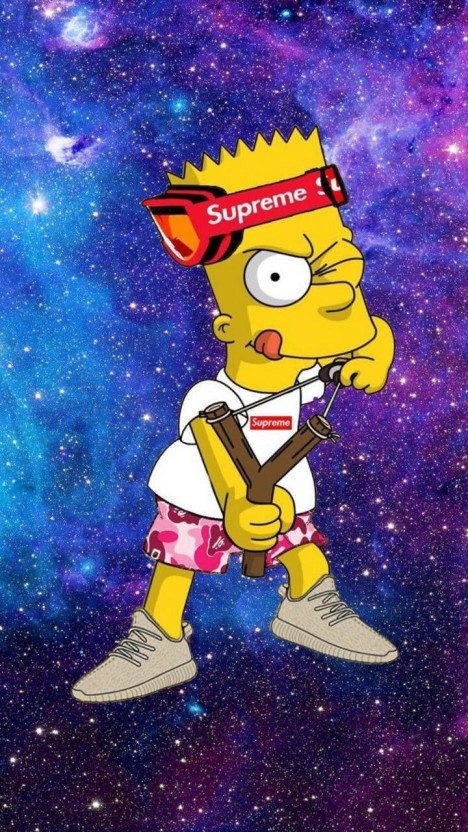 retro swag bart simpson wallpaper styles