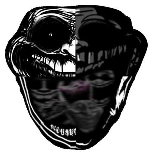 scary troll face png for Halloween