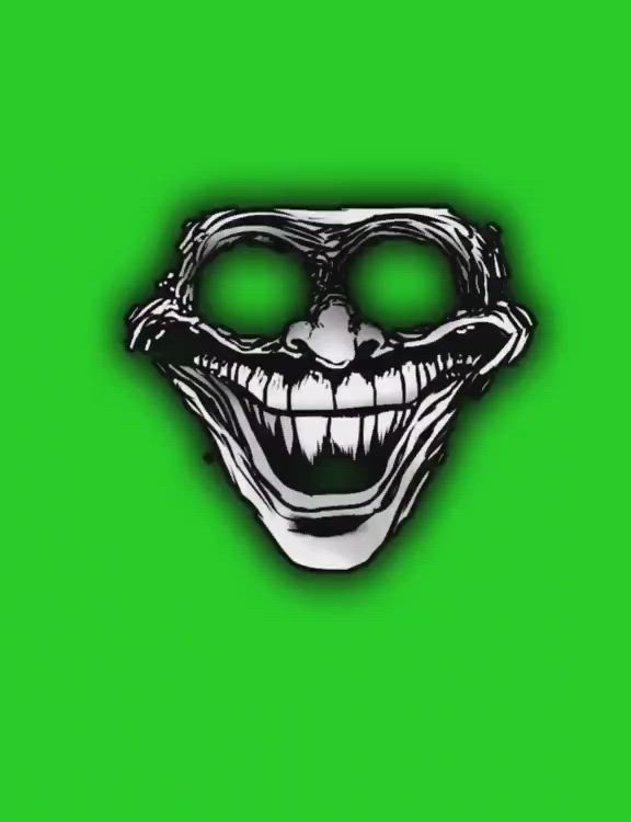 scary troll face png for social media