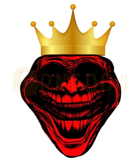 scary troll face png 0023