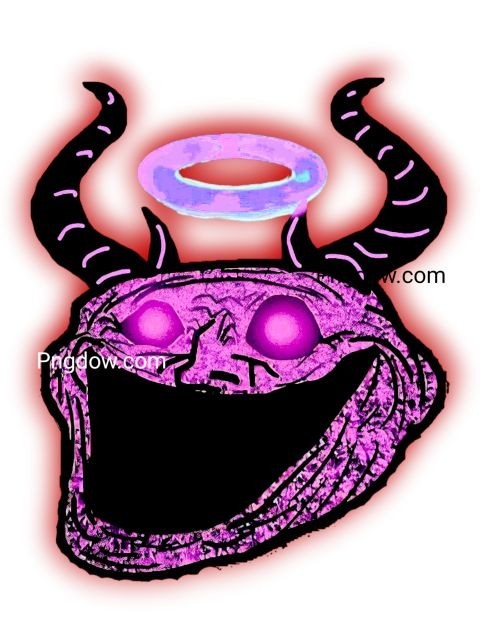 scary troll face png 0027