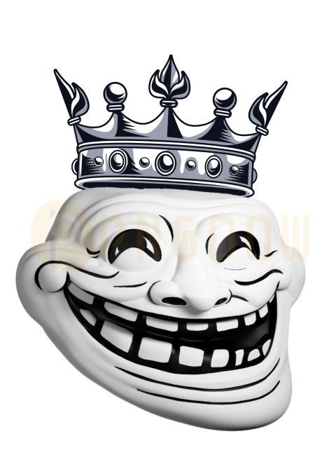 scary troll face png 0028