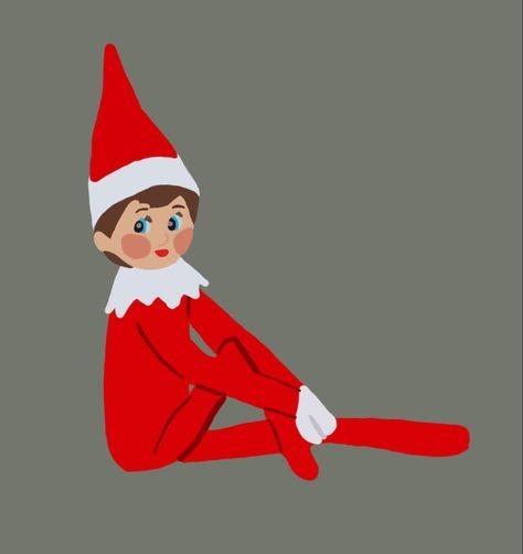 seasonal elf on the shelf images for winter