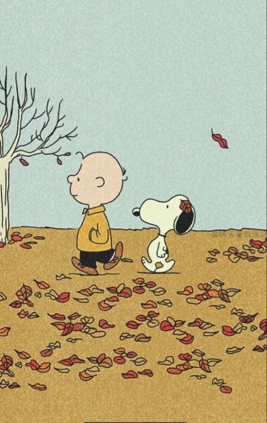 snoopy fall wallpaper 0023