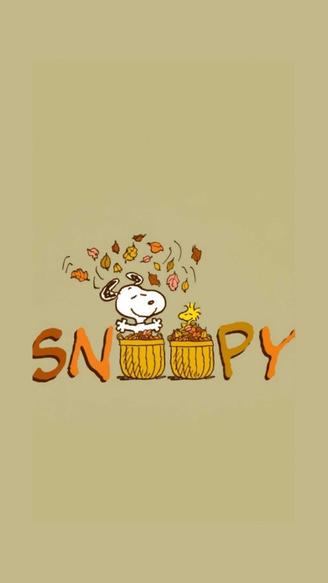 snoopy fall wallpaper 0036