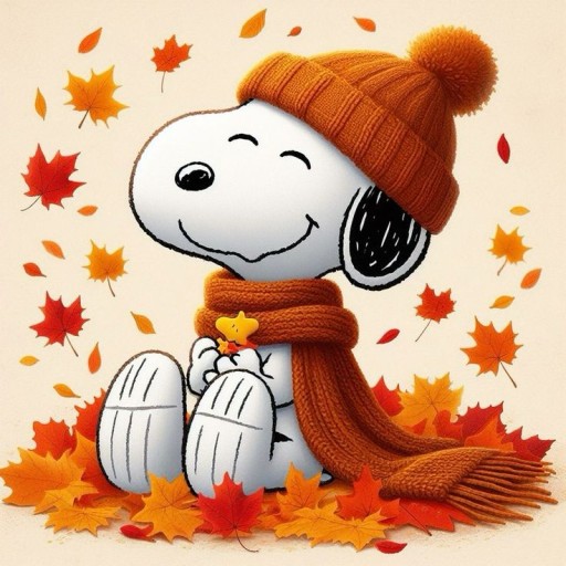 snoopy fall wallpaper 0043