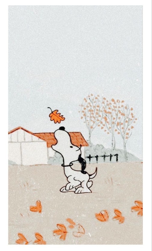 snoopy fall wallpaper 0059