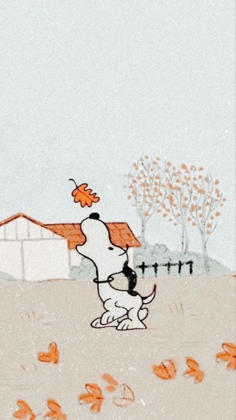 snoopy fall wallpaper 0060