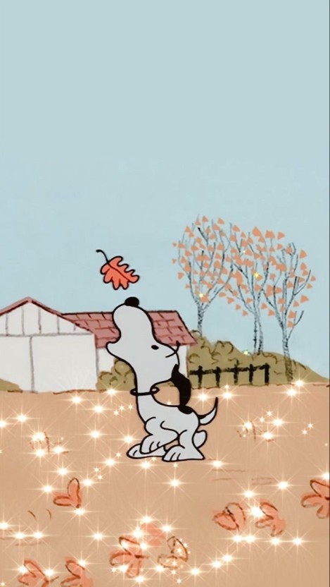 snoopy fall wallpaper 0062