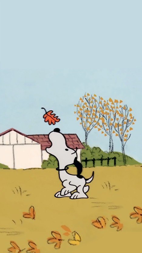 snoopy fall wallpaper 0063