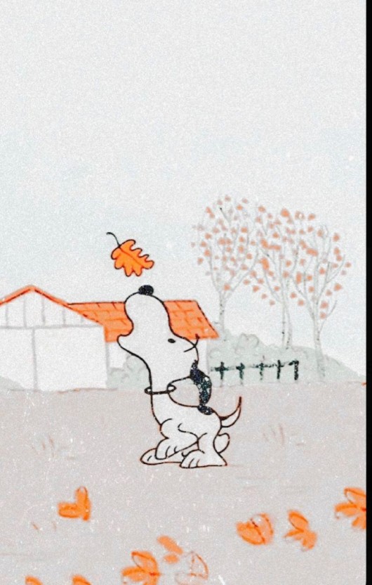 snoopy fall wallpaper 0065