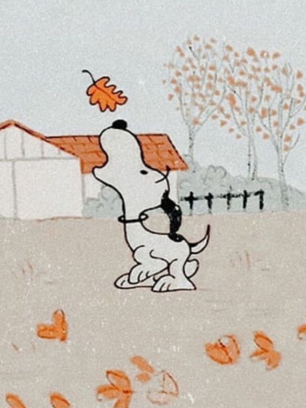 snoopy fall wallpaper 0066