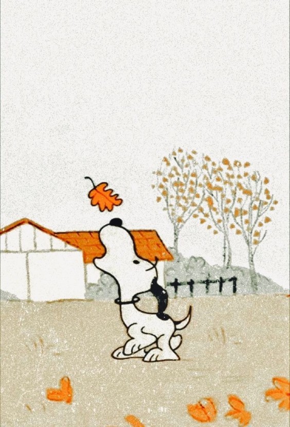 snoopy fall wallpaper 0068