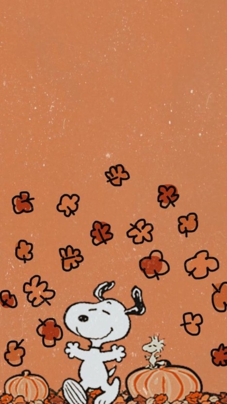 snoopy fall wallpaper 0076