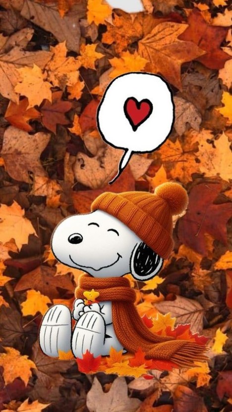 snoopy fall wallpaper 0081