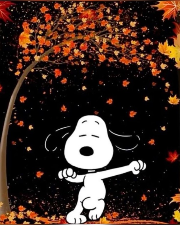 snoopy fall wallpaper 0085