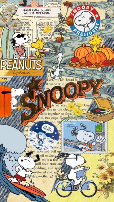 snoopy fall wallpaper 0087