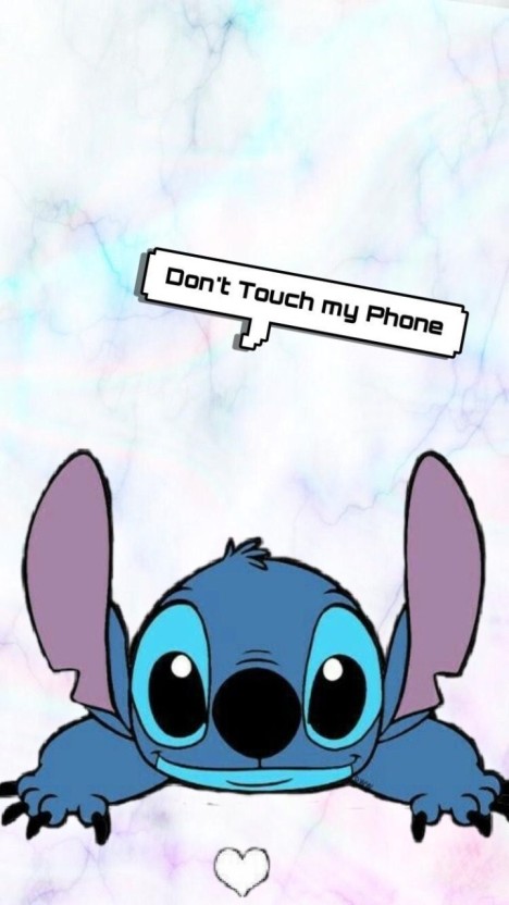 stitch wallpaper touch my phone and i'll bite you 0034