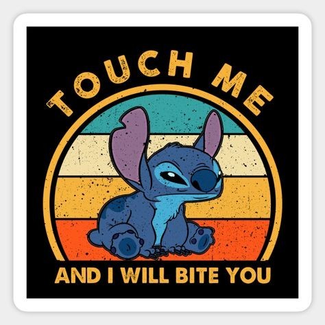 stitch wallpaper touch my phone and i'll bite you 0035