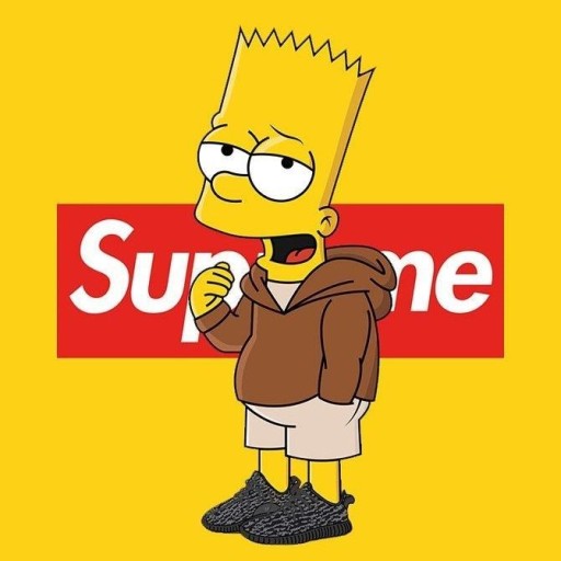 striking emo Bart Simpson art pieces