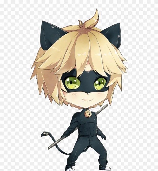 stylish cat noir wallpaper