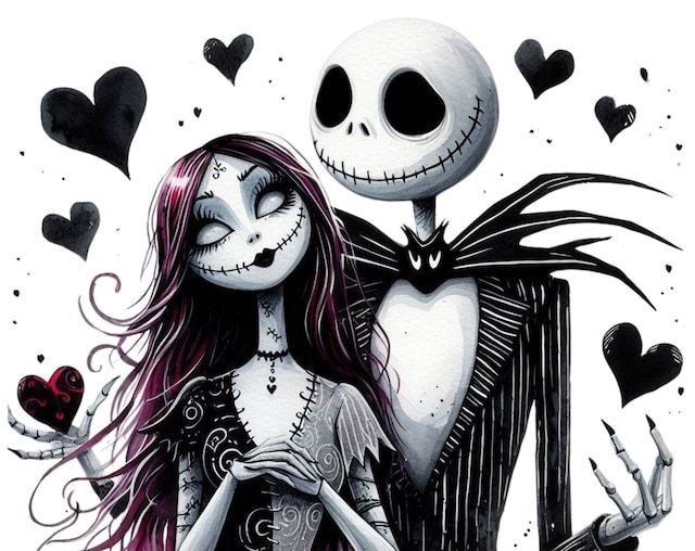 trippy nightmare before christmas wallpaper 0029