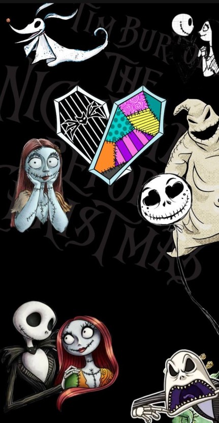 trippy nightmare before christmas wallpaper 0060