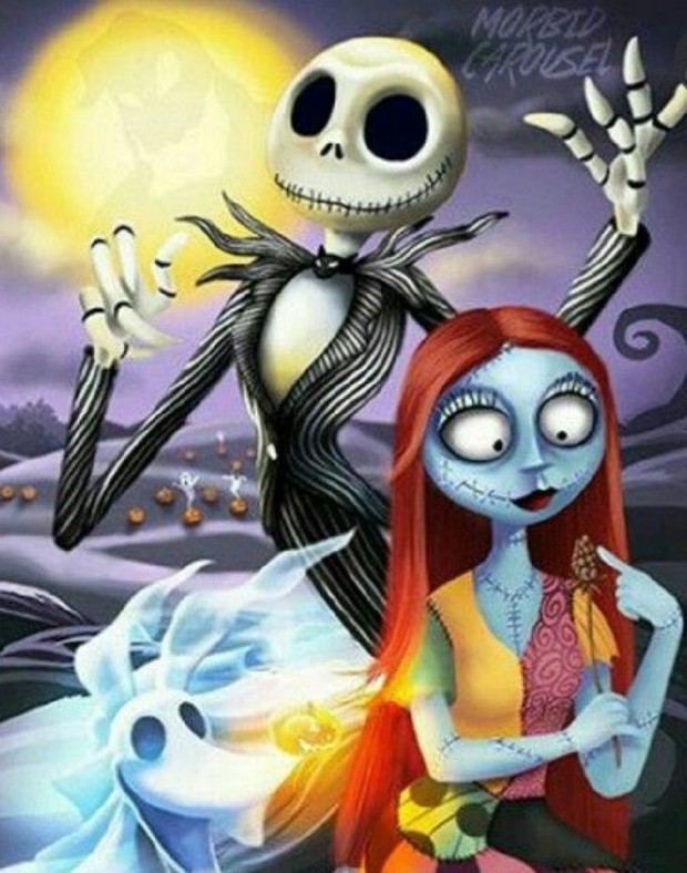 trippy nightmare before christmas wallpaper 0067