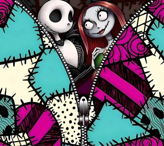 trippy nightmare before christmas wallpaper 0074