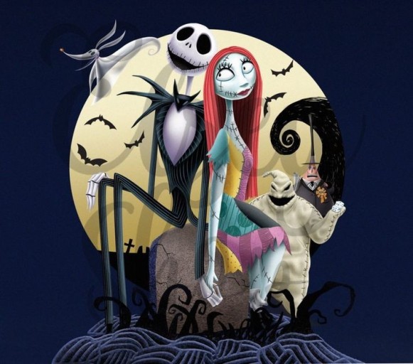 trippy nightmare before christmas wallpaper 0077