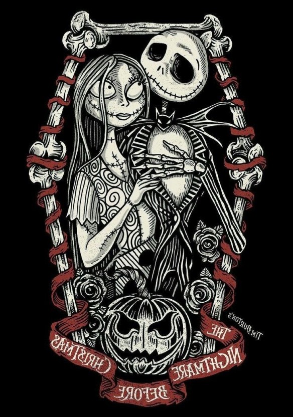 trippy nightmare before christmas wallpaper 0080