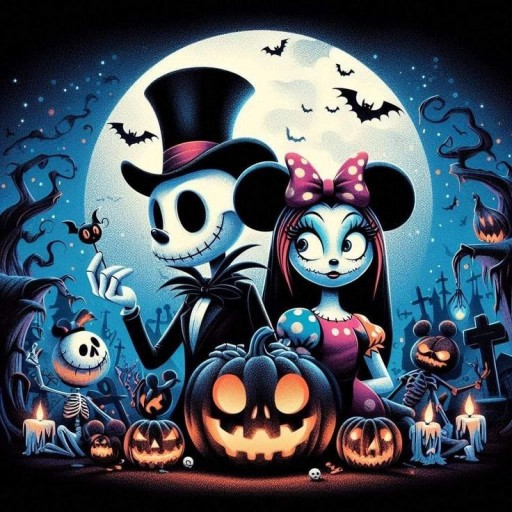 trippy nightmare before christmas wallpaper 0081